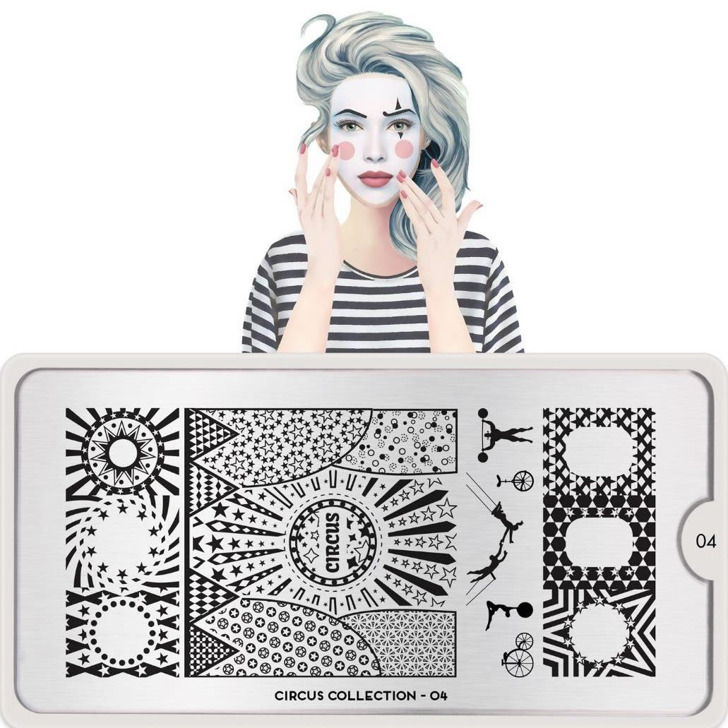 Plaque de Stamping Circus 4 - NailArtBoutique