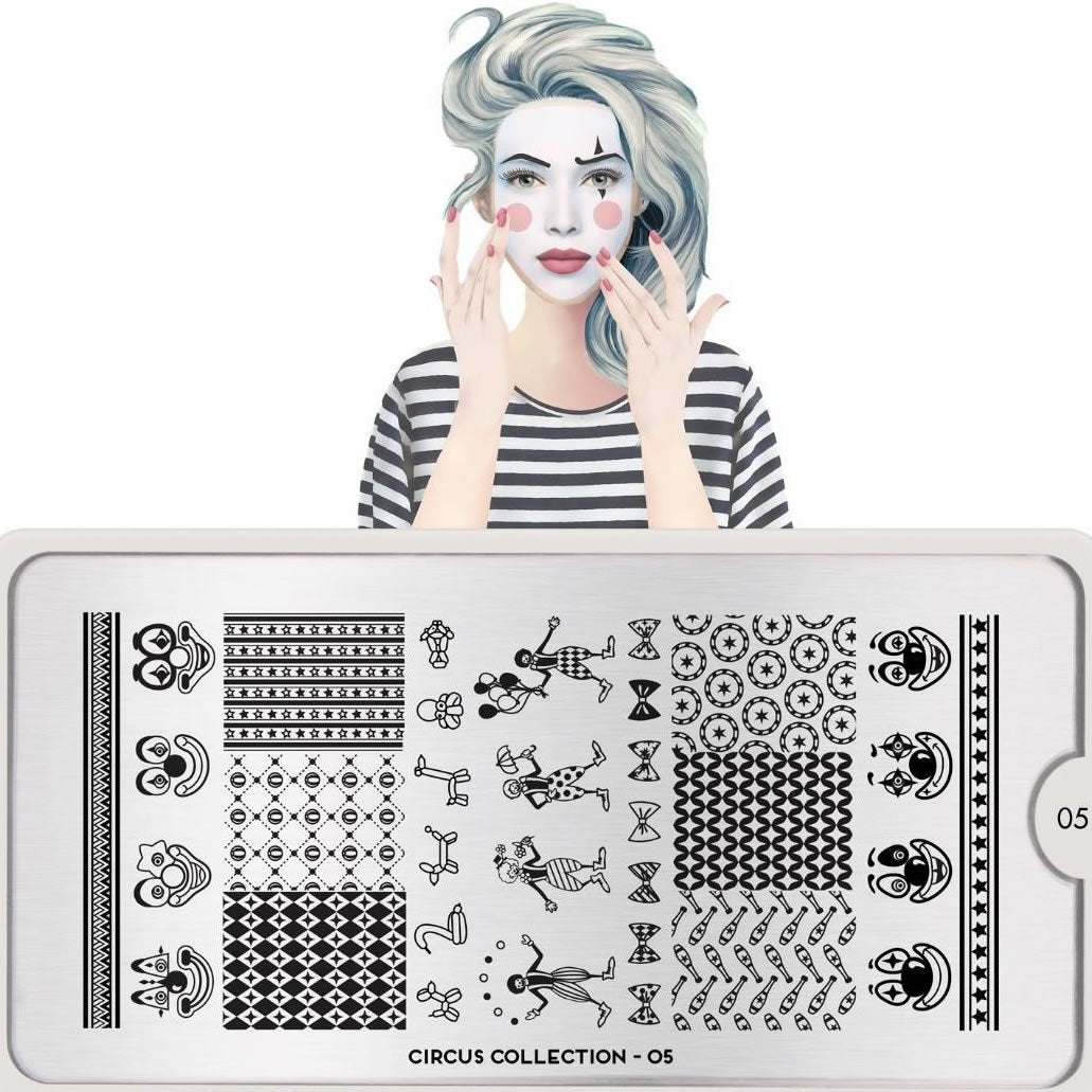 Plaque de Stamping Circus 5 - NailArtBoutique