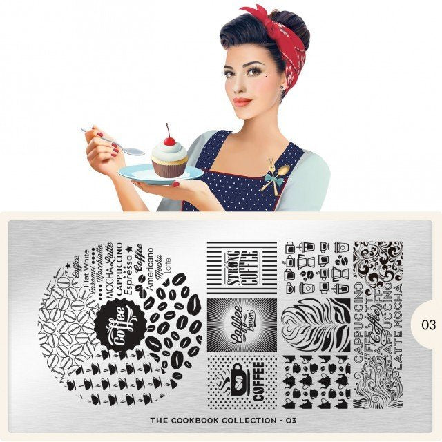 Plaque de Stamping Cook Book 3 - NailArtBoutique