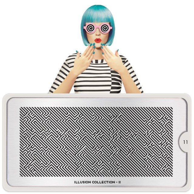 Plaque de Stamping Illusion 11 - NailArtBoutique