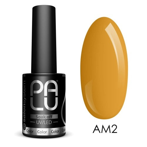 Vernis Semi Permanent PALU Amsterdam AM2 Jaune Foncé Doré - NailArtBoutique