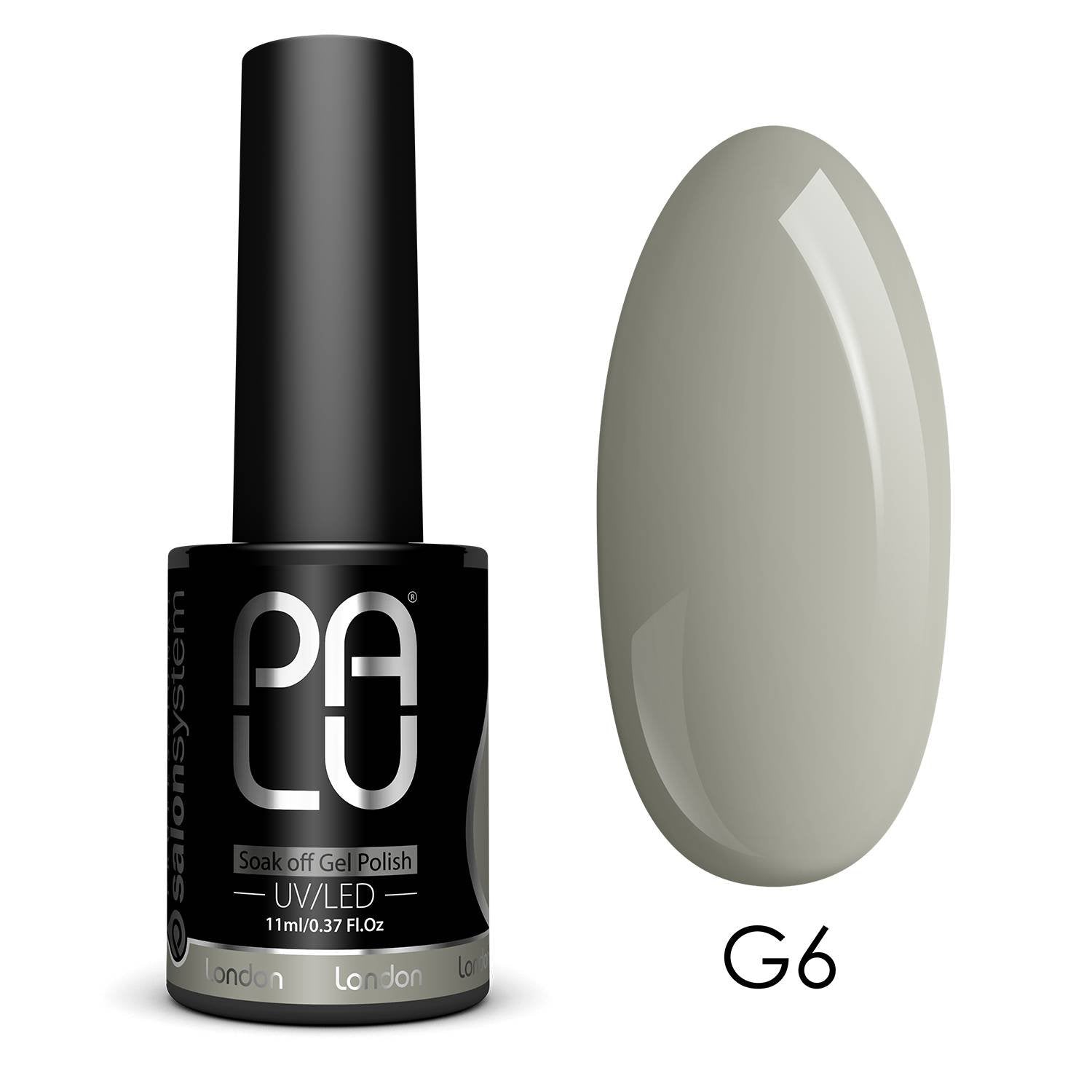 Vernis Semi Permanent PALU London G6 Gris Vert - NailArtBoutique