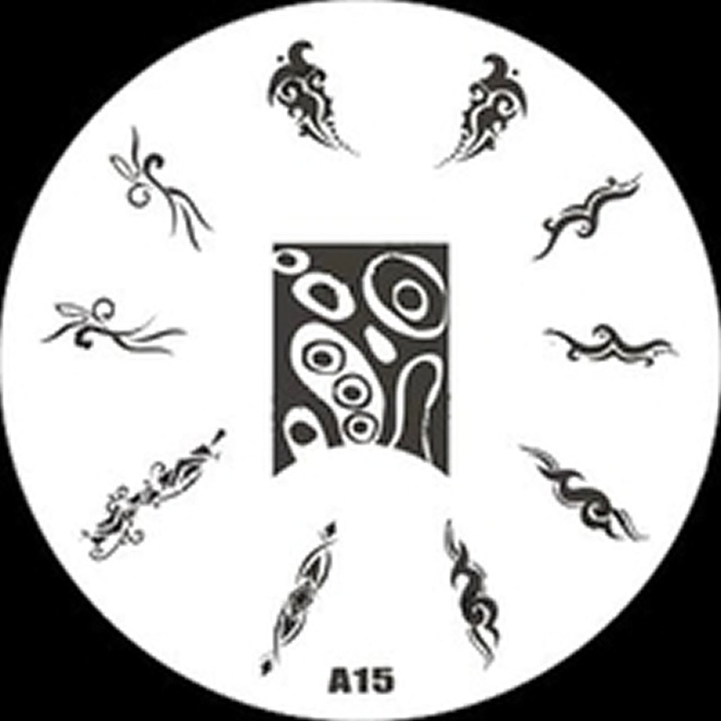 Plaque de Stamping A15 - NailArtBoutique