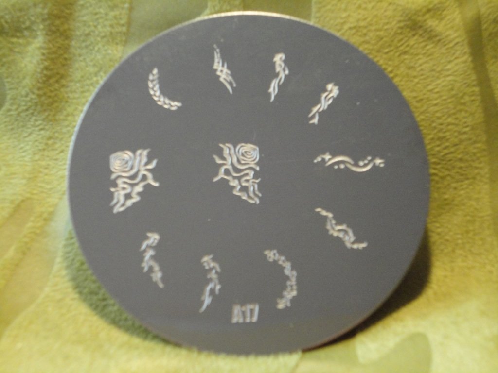 Plaque de Stamping A17 - NailArtBoutique