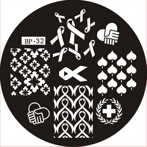 Plaque de Stamping BP 32 - NailArtBoutique