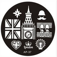 Plaque de Stamping BP37 - NailArtBoutique