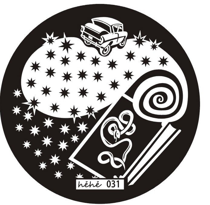 Plaque de Stamping Héhé 31 - NailArtBoutique