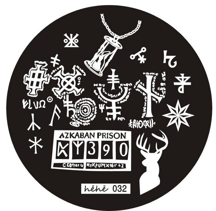 Plaque de Stamping Héhé 32 - NailArtBoutique
