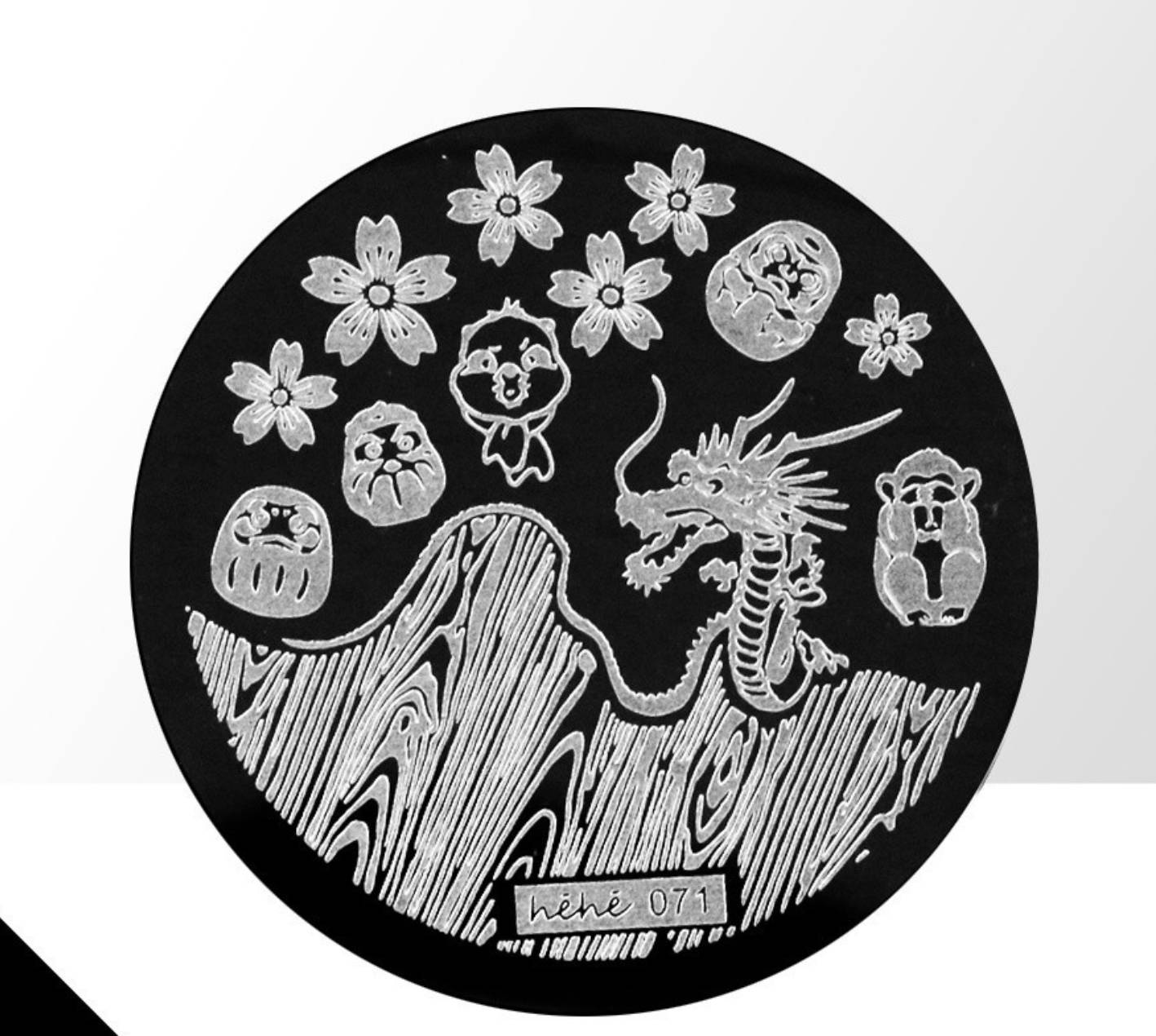 Plaque de Stamping Héhé 71 - NailArtBoutique