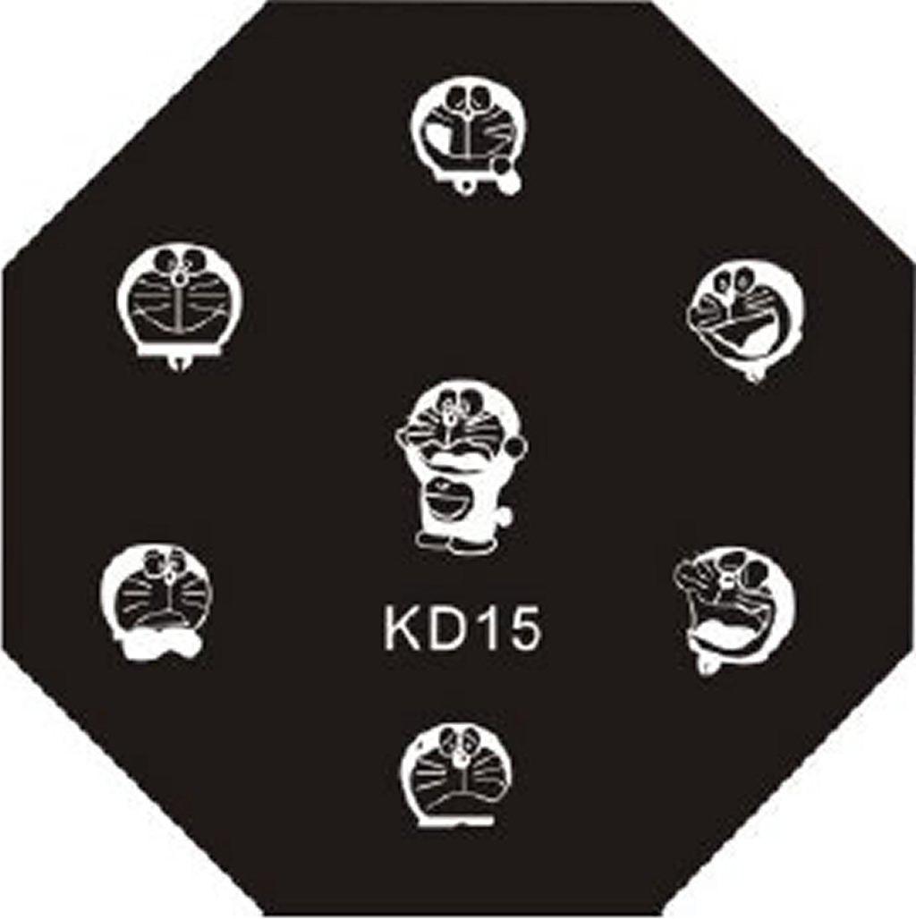 Plaque de Stamping KD 15 - NailArtBoutique