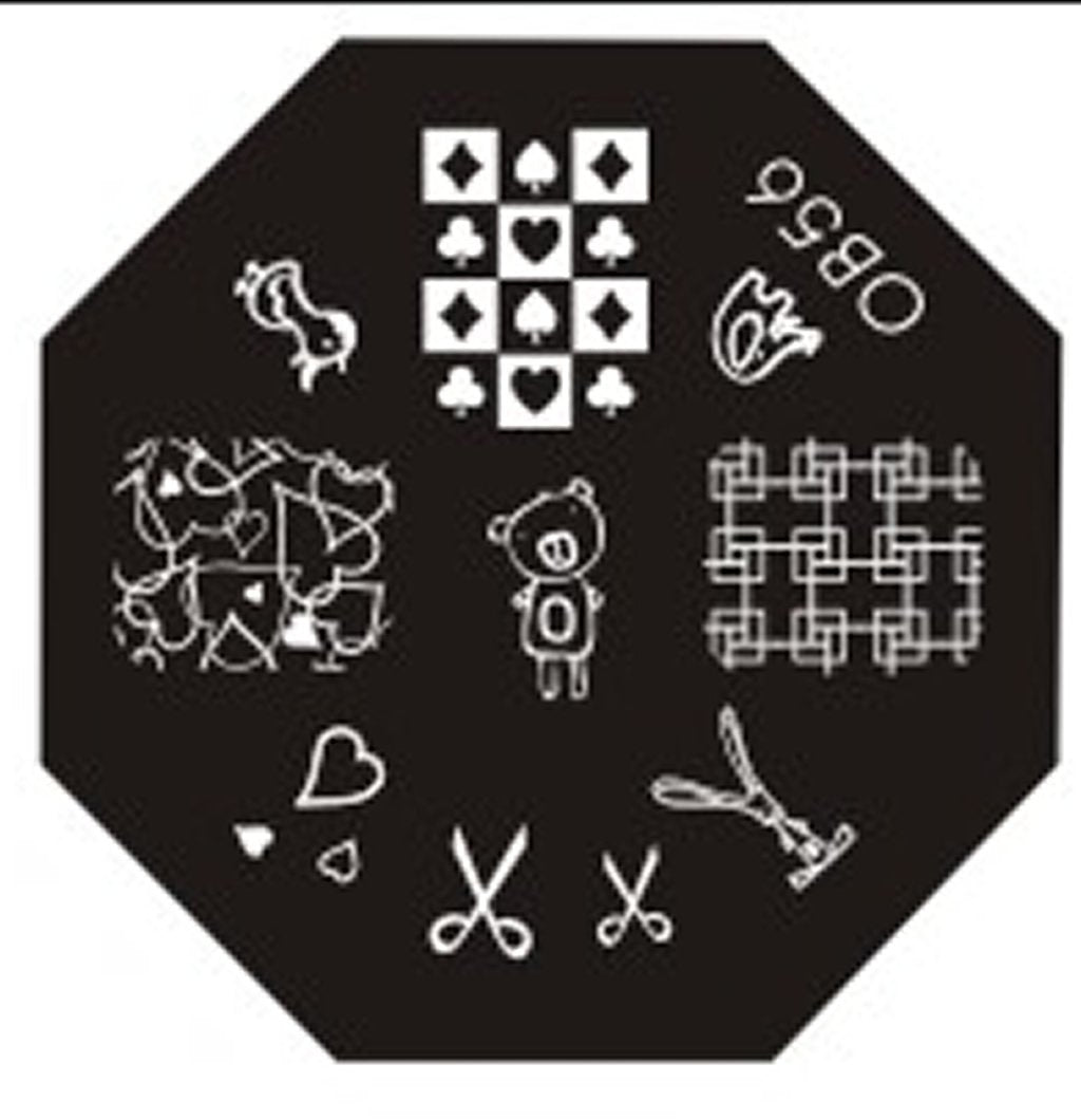 Plaque de Stamping OB 56 - NailArtBoutique