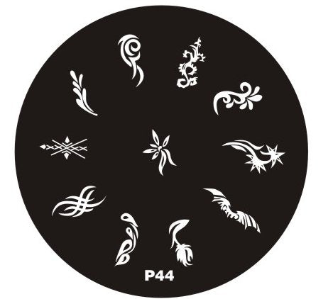 Plaque de Stamping P44 - NailArtBoutique