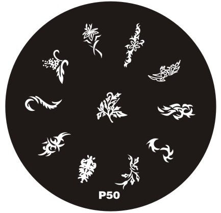 Plaque de Stamping P50 - NailArtBoutique