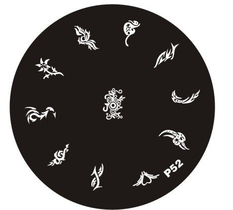 Plaque de Stamping P52 - NailArtBoutique