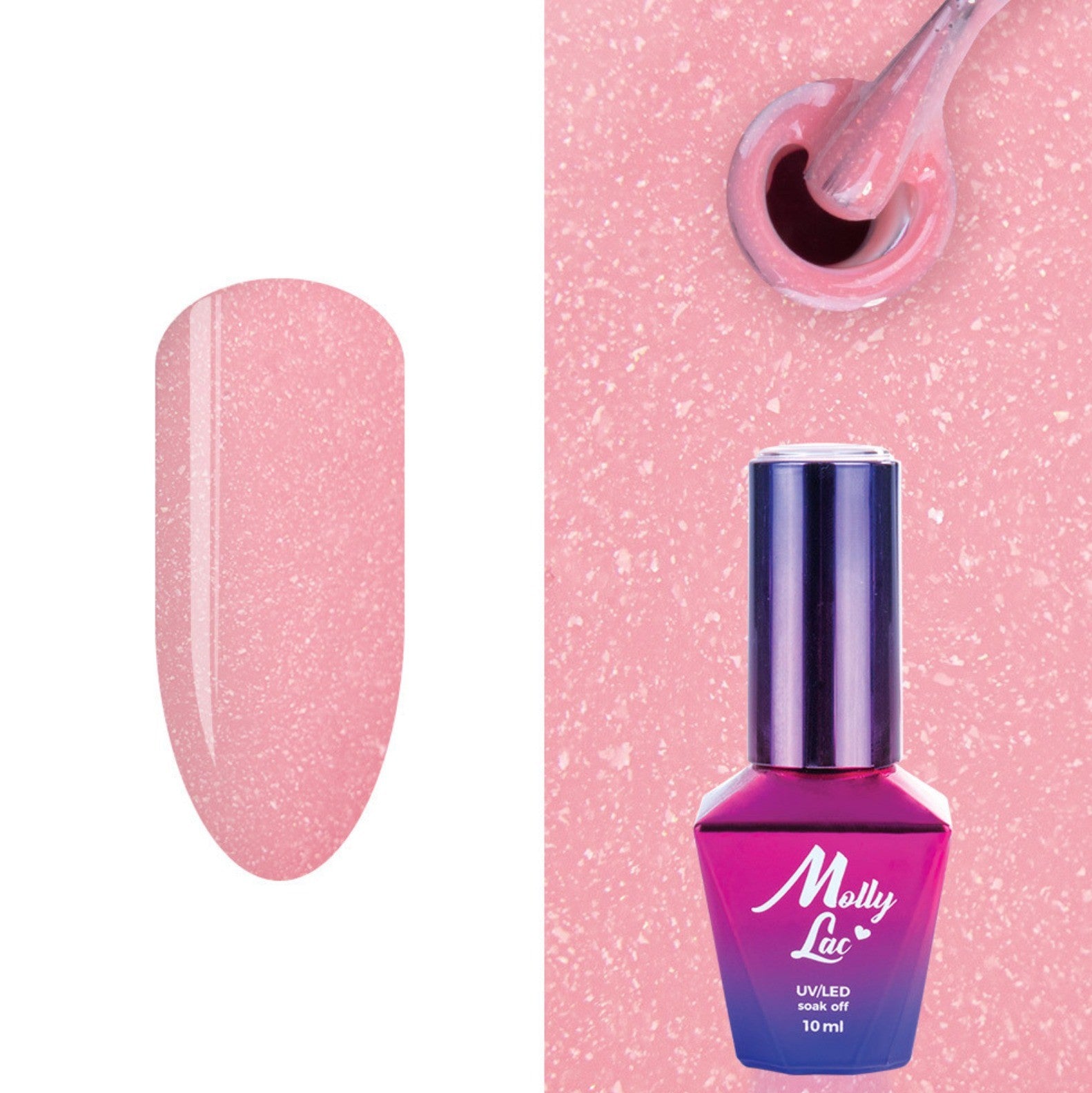 Vernis Semi Permanent Molly Lac 470-10ml (rose foncé) - NailArtBoutique