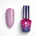 Vernis Semi Permanent Molly Lac 505 10ml (rose argenté avec une délicate touche holographique bleue)