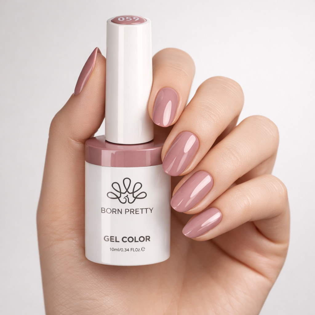 Vernis Semi-Permanent Rose Bois de Rose 059 – Couleur Élégante 10ml