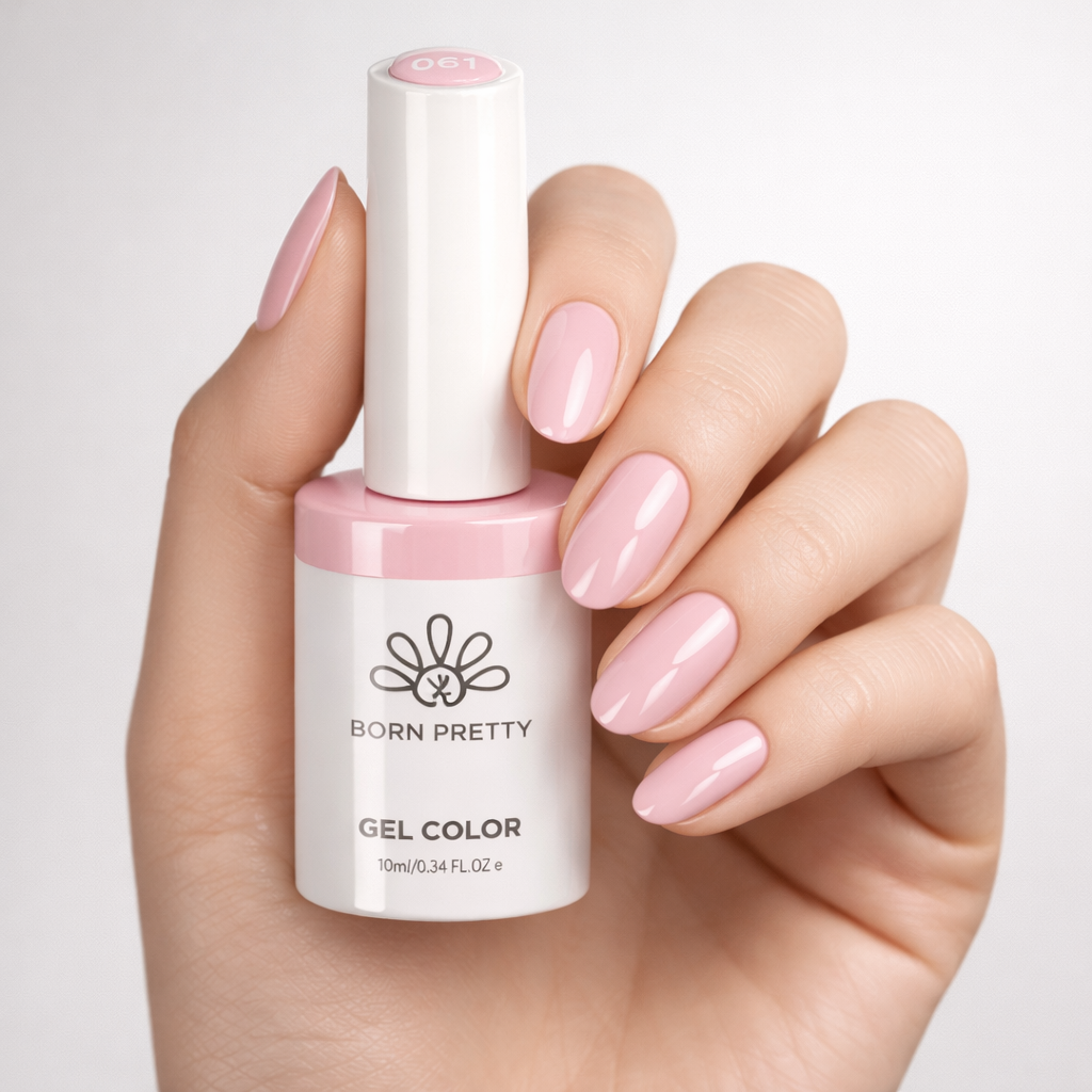 Vernis Semi-Permanent Rose Nude 055 – Couleur Élégante 10ml