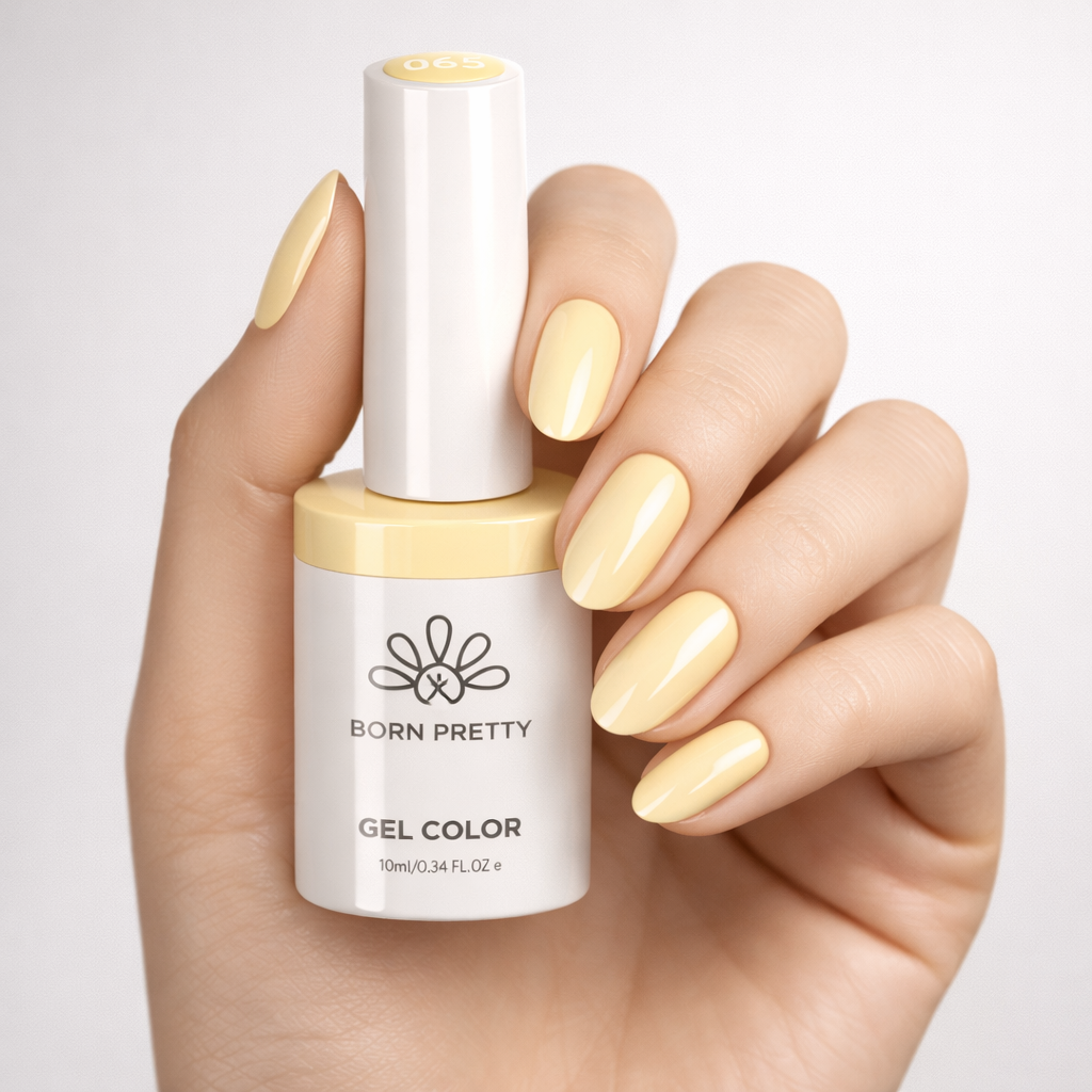 Vernis Semi-Permanent Jaune Pastel 019 – Couleur Lumineuse 10ml