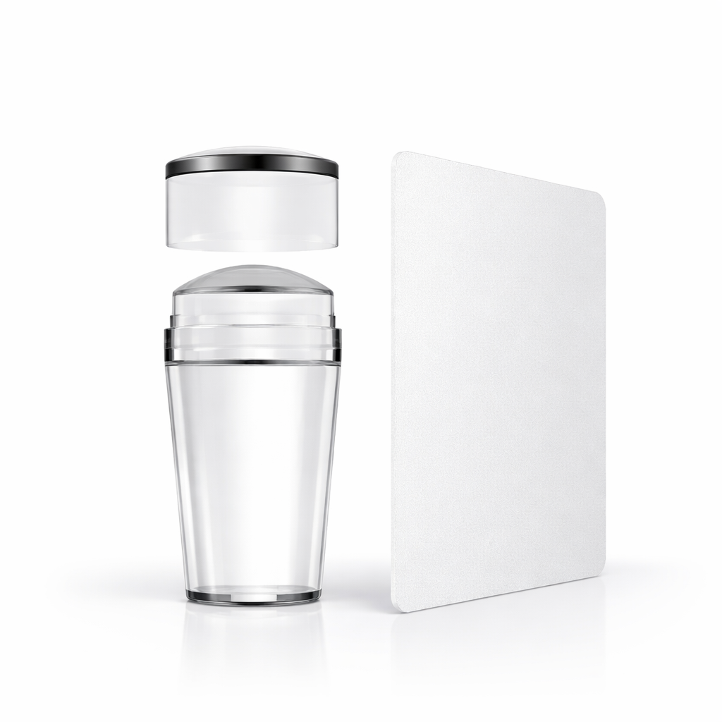 Tampon Nail Art Transparent Silicone – Jelly Stamper