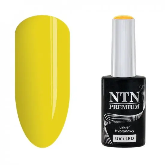 Vernis semi-permanent jaune NTN Premium 143 – Gel UV/LED