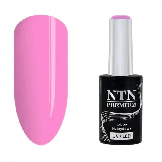 Vernis semi-permanent rose vif NTN Premium 124 – Gel UV/LED