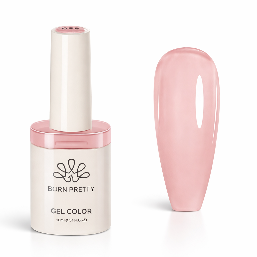 Vernis Semi-Permanent Jelly Rose  095 – Effet Transparent 10ml