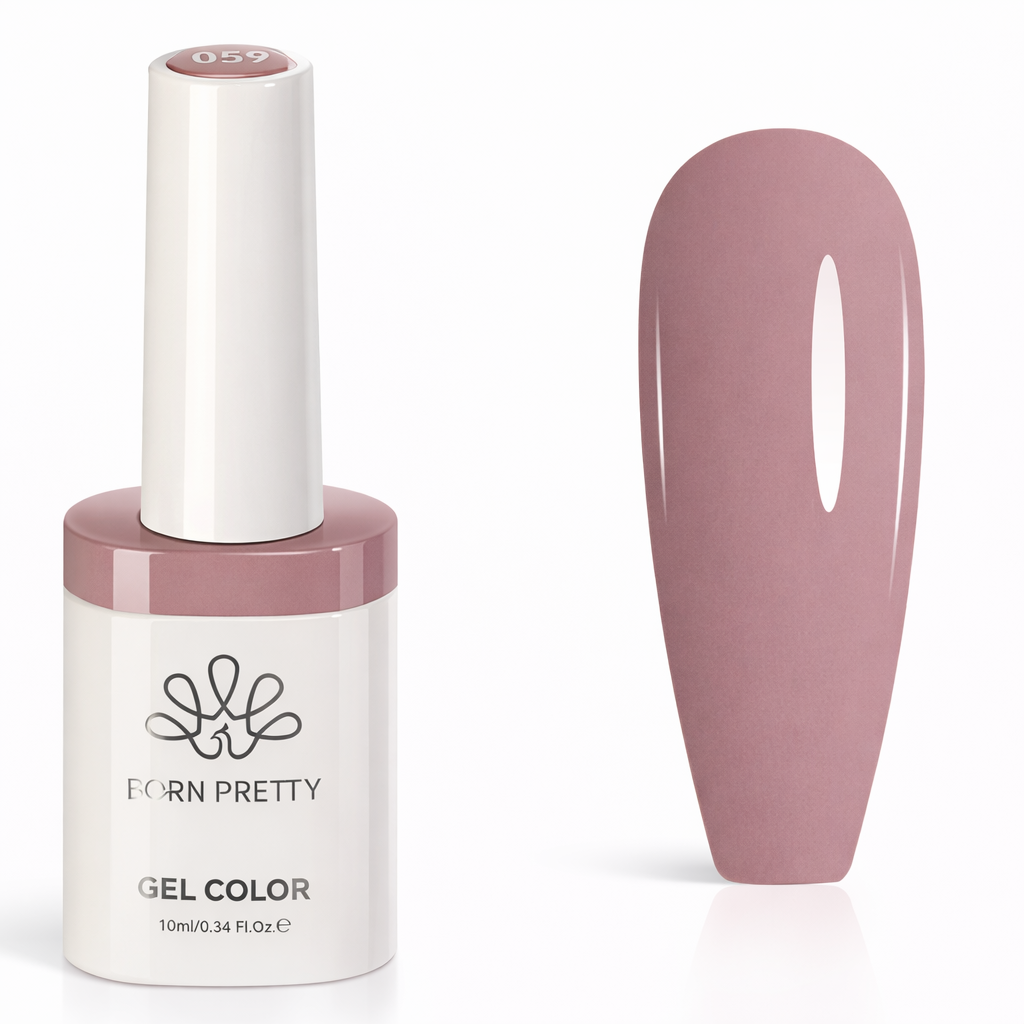 Vernis Semi-Permanent Rose Bois de Rose 059 – Couleur Élégante 10ml