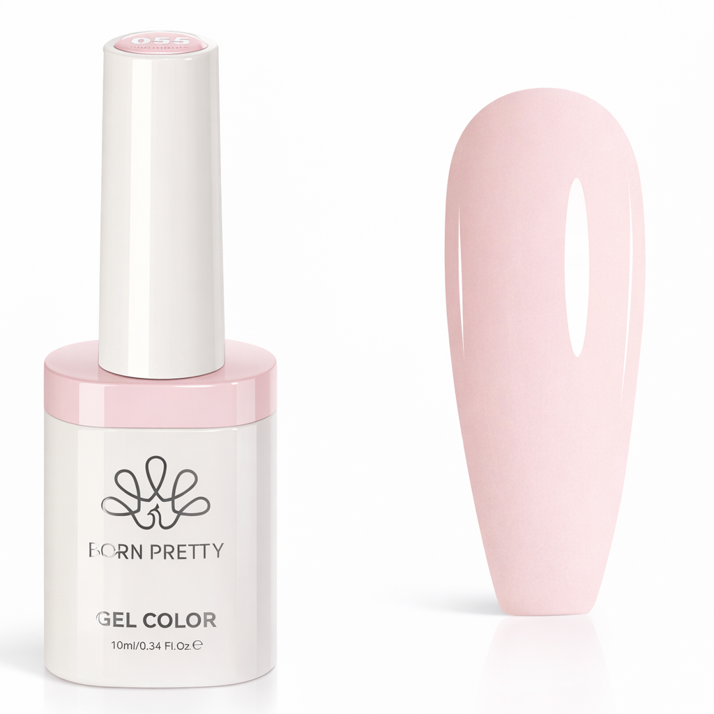 Vernis Semi-Permanent Rose Nude 055 – Couleur Élégante 10ml