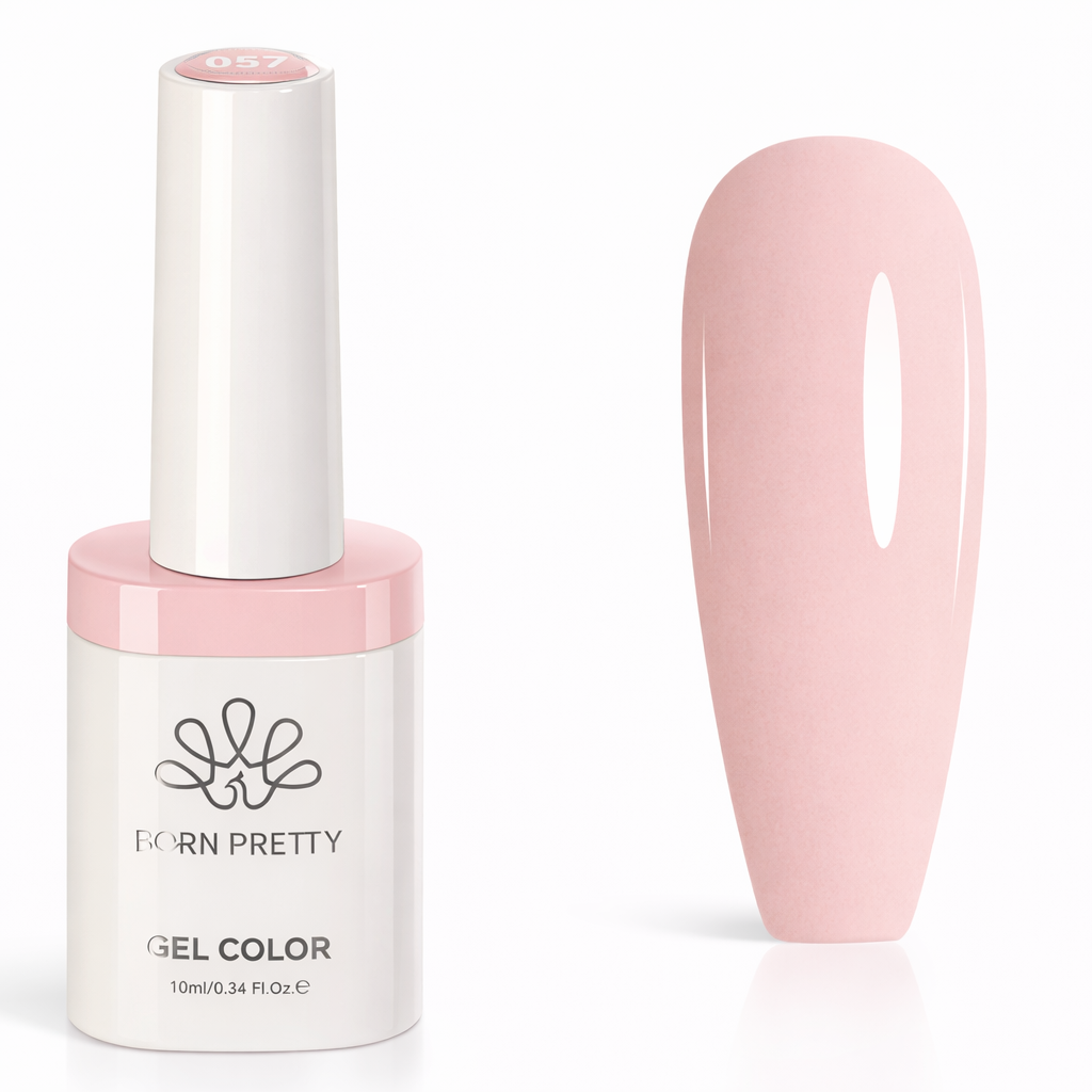 Vernis Semi-Permanent Rose Poudré 057 – Couleur Naturelle 10ml