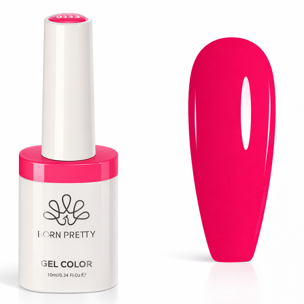 Vernis Semi-Permanent Rose Fuchsia 033 – Couleur Intense 10ml