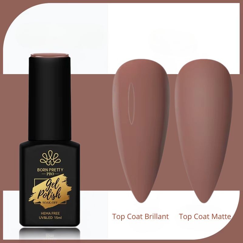 Vernis Semi-Permanent 15ml – Nude Rosé Brun – TPO & HEMA Free - Born Pretty
