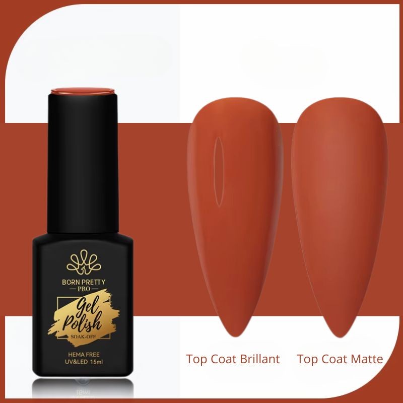 Vernis Semi-Permanent 15ml – Terracotta Chic – TPO & HEMA Free - Born Pretty