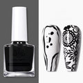 Vernis Stamping Nail Art Noir  Haute Pigmentation - Born Pretty - NailArtBoutique