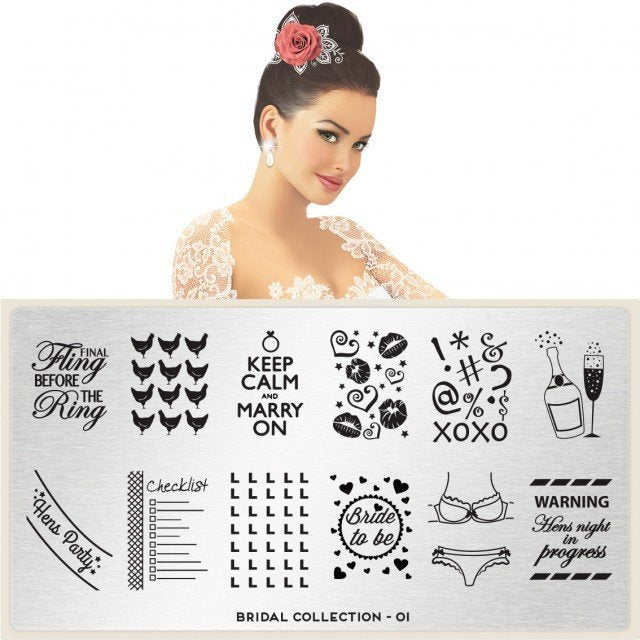 Plaque de Stamping Bridal 1