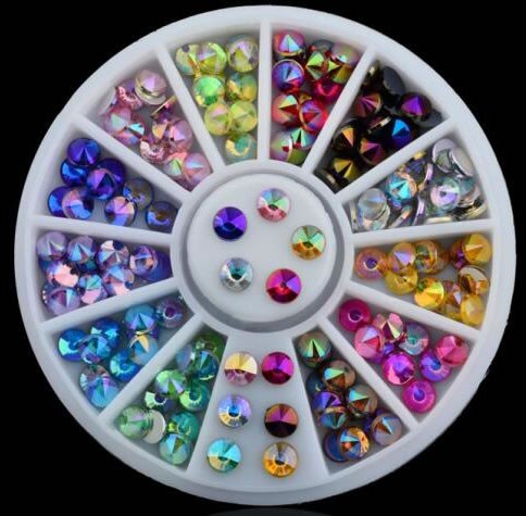 Carroussel de Strass Crystal Colorfull Pour Ongles