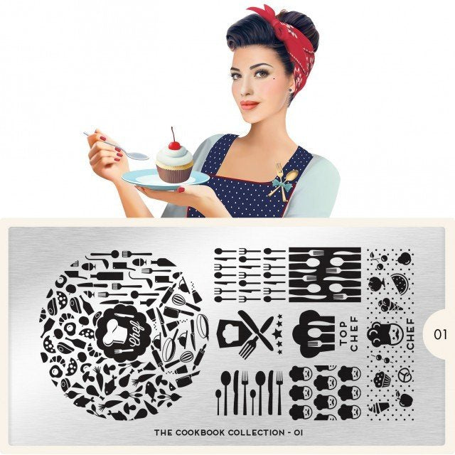 Plaque de Stamping Cook Book 1