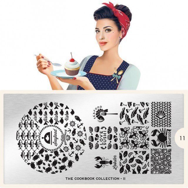 Plaque de Stamping Cook Book 11