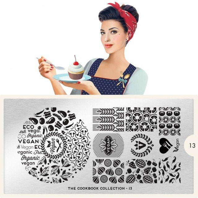 Plaque de Stamping Cook Book 13
