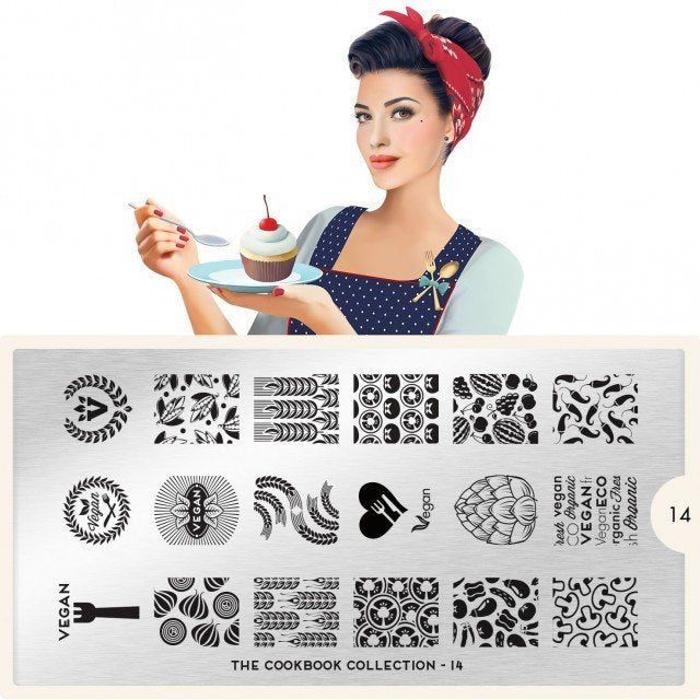 Plaque de Stamping Cook Book 14