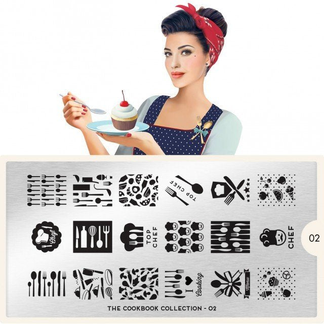 Plaque de Stamping Cook Book 2