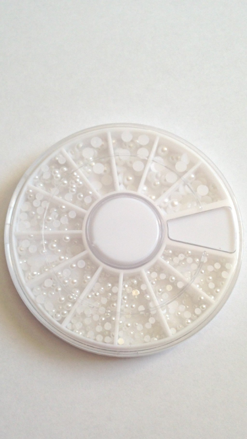 Demi-perles Blanches pour Ongles