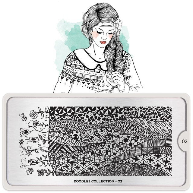 Plaque de Stamping Doodles 2
