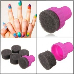 Eponge nail art