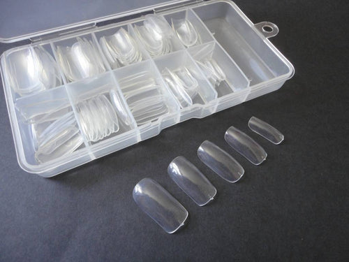 100 Faux Ongles Transparents - NailArtBoutique
