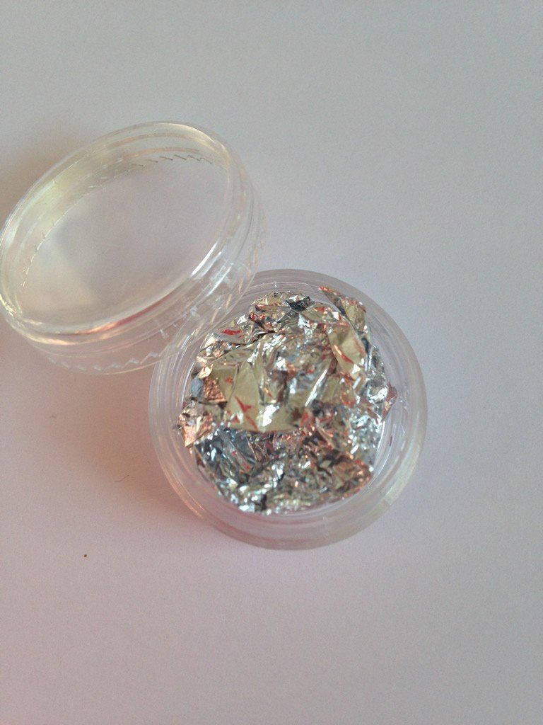 Décoration pour Ongles Feuilles d'Argent