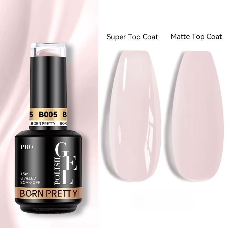 Gel Constructeur Nude Rosé Clair 15ml - Born Pretty – Auto-nivelant, longue tenue, sans HEMA