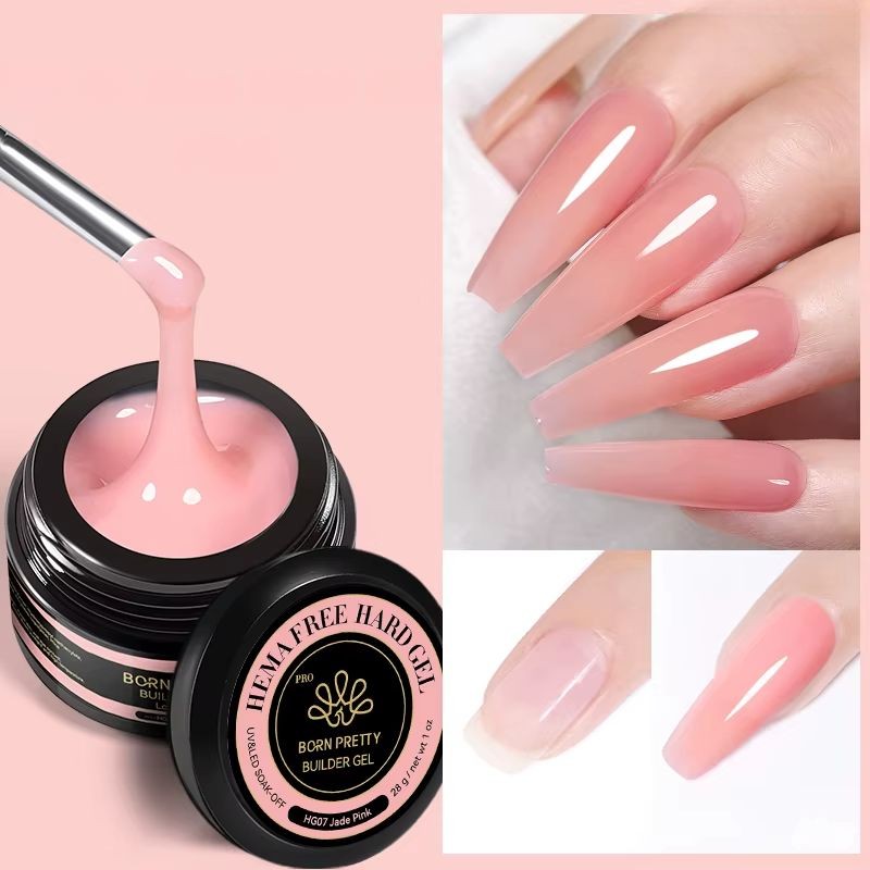 Gel de Construction Rose Nude 30ml – HEMA Free