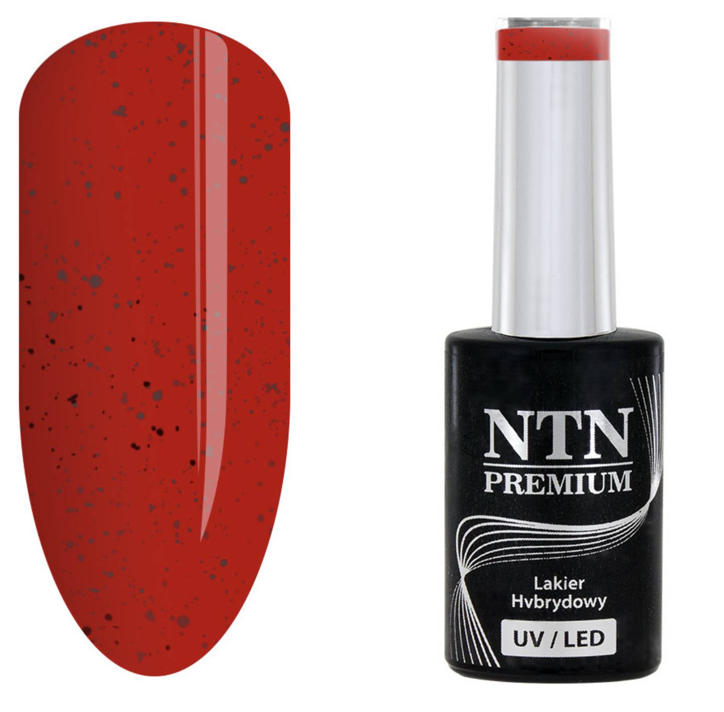 Vernis Semi Permanent Rouge étoilé - NTN premium 189