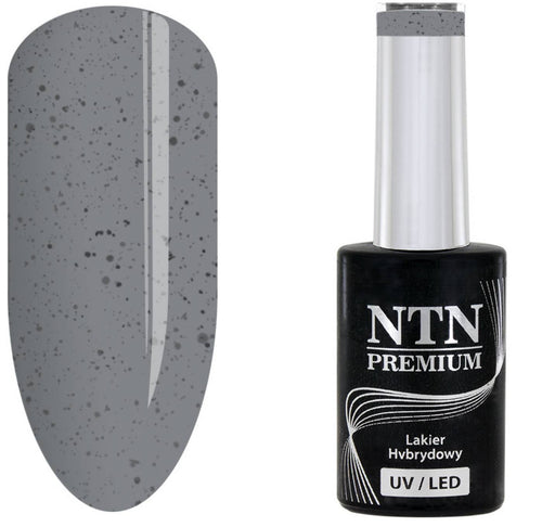 Vernis Semi Permanent Gris foncé pailleté - NTN premium 197 - NailArtBoutique